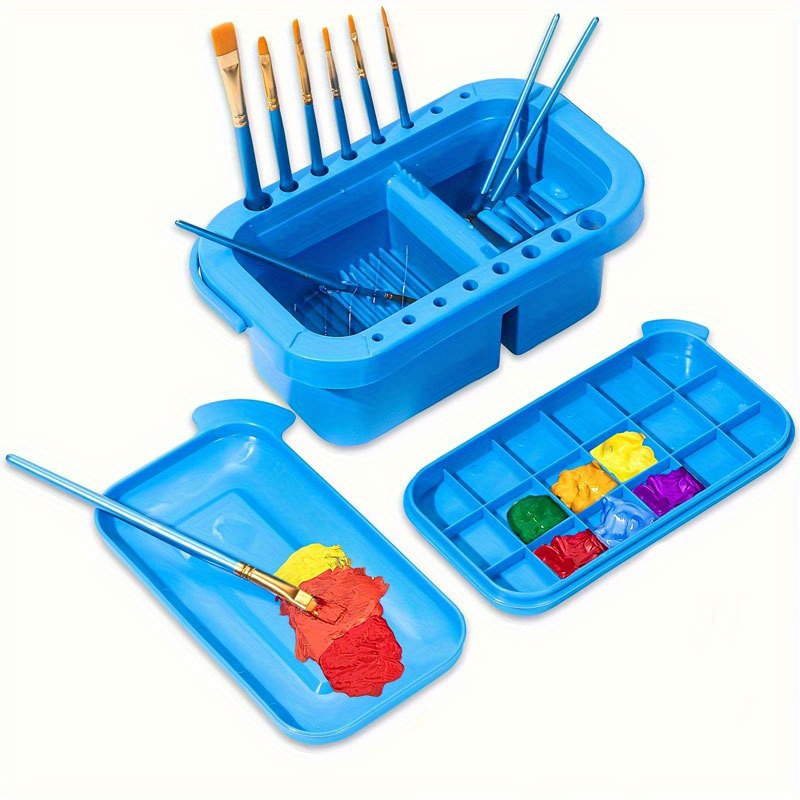 Lavador de Pinceles 3 en 1 con - Gouache Paint Set reseña y precio