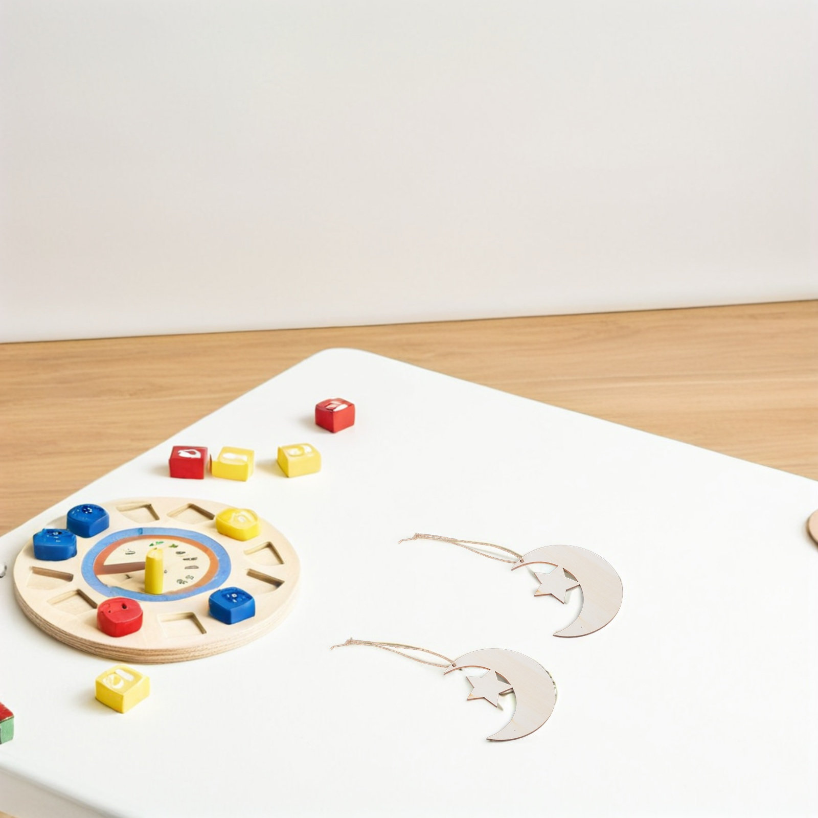 20 piezas de recortes de mader - Art And Craft For Nursery reseña y precio