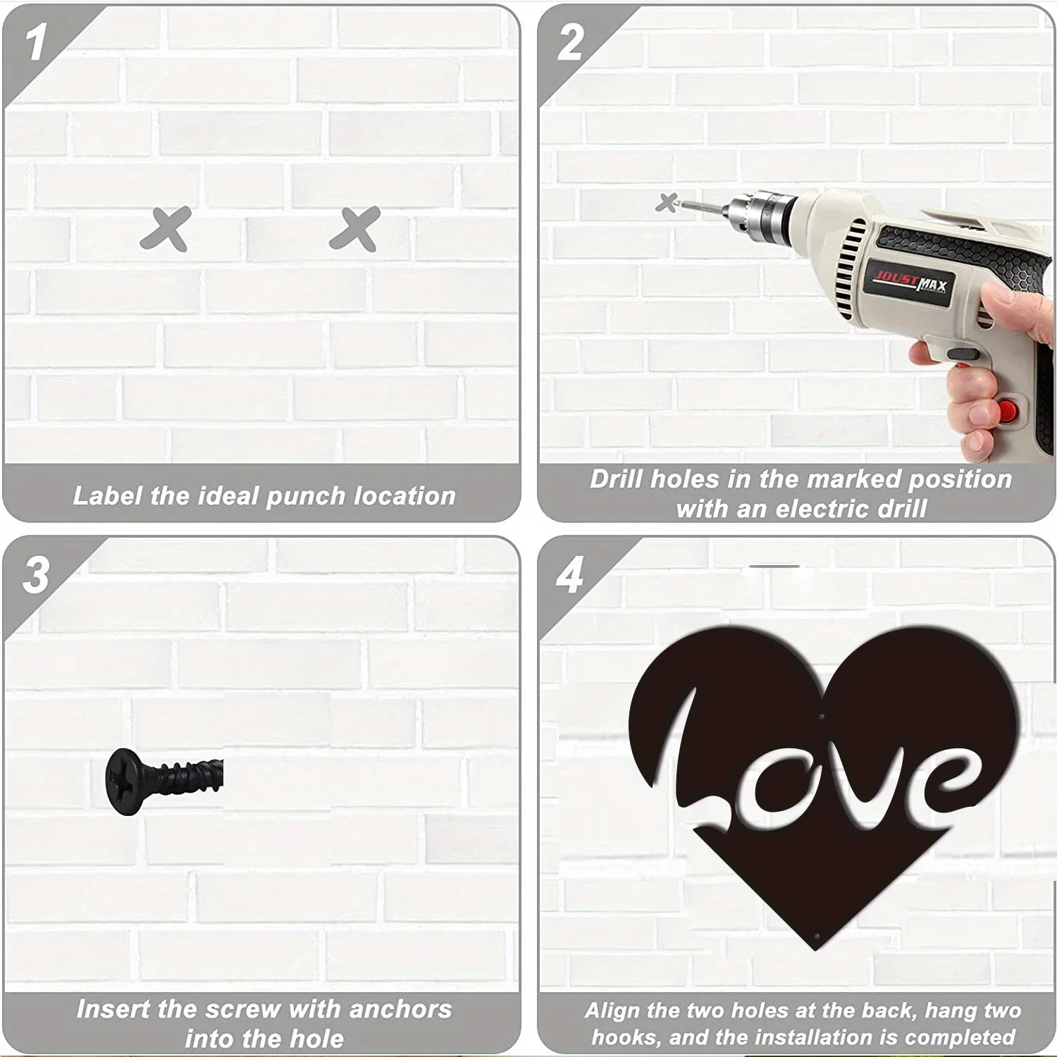 CIFbuy, arte de pared metálico - Art And Craft For Nursery reseña y precio